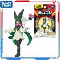 In-Stock Genuine Pokemon Figure Meowscarada MS-56 Resin Pocket Monsters Moncolle Tomica Collectible Model Toys Christmas Gift