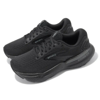 【BROOKS】慢跑鞋 Glycerin GTS 21 D 女鞋 寬楦 黑 回彈 透氣 甘油系列 路跑 厚底 運動鞋(1204091D020)
