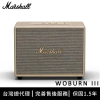 下單再折【Marshall】 Woburn III 藍牙喇叭_奶油白(台灣公司貨)
