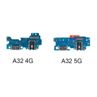 USB Charger Dock Connector For Samsung Galaxy A32 4G-A3250 A32 5G-A3260 Flex Cable Charging Port With Jack