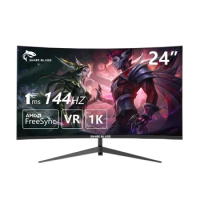 24" IPS 144hz monitors gamer 1080p HD gaming PC LCD Curved screen monitor for desktop displays 1MS HDMI