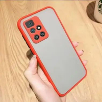 Soft Case Xiaomi Redmi 10 2022 Aero My Choice Color Button Matte Frame Camera Merah