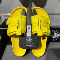 【PALLADIUM】SOLEA SLIDE VELCRO 涼鞋 拖鞋-中性-金黃色(79032-705)-US12