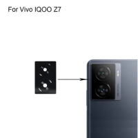 High quality For Vivo IQOO Z7 Back Rear Camera Glass Lens test good For Vivo IQOO Z 7 Replacement Parts