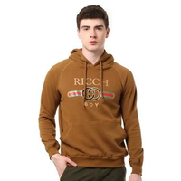 TENDENCIES Sweater Hoodie Reglan Rich Boy Brown Pullover S