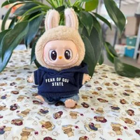 內地直送 - 僅衣服】一二代盲盒labubu 拉布布公仔衣服掛件LABUBU著替運動休閒套裝潮