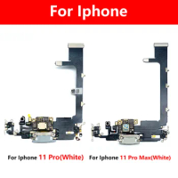 10 Pcs Charger Port Flex Ribbon For Iphone 11 Pro / For IPhone 11 Pro Max USB Dock Charging Connector Data Flex Cable Replace