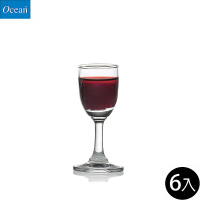 【Ocean】高腳烈酒杯/6入 30ml(烈酒杯)