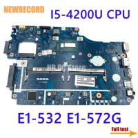 For Acer Aspire E1-532 E1-572G Laptop Motherboard NBM8E11002 NB.M8E11.002 V5WE2 LA-9532P SR170 I5-4200U DDR3 Mainboard