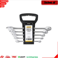 Hand Tools Krisbow LRCWS2 Set 5 Pcs Kunci Ring Pas Combination Wrench 10-21 Mm Perkakas Pertukangan