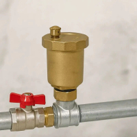 【switch valve】 Brass Material Automatic Exhaust Release Valve Standard Male Thread Pressure Release 