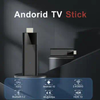 Smart Mini TV Stick Q6 Android 10 Allwinner H313 Quad Core Cortex A53 2GB 16GB BT5.2 4K Video HDR10 2.4G 5G Dual WIFI TV Box
