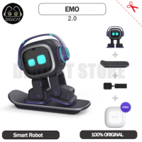Emo Smart Robot Emopet Intelligent Emotional Voice Interaction Accompany Ai Children's Electronic Pets Desktop Decoration Toys