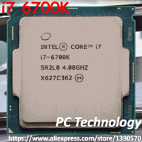 Original Intel core I7 6700K SR2BR/SR2L0 CPU 4.00GHz 8M 91W 14nm LGA1151 I7-6700K Quad-core Desktop processor Free shipping