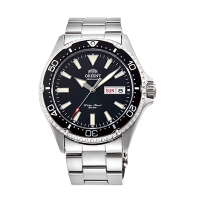 ORIENT 東方錶 官方授權 200m潛水錶 鋼帶款 黑色-41.8mm(RA-AA0001B)