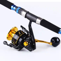Catazer 5000 Fishing Jigging Reel Spinning Saltwater Fishing Reels Spinning Reel 10B Metal Reel Drag Power 5000H