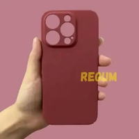 Soft Case Iphone 13 Pro, 13 Pro Max Silikon Slim Matte Silikon Sandstone 13 PRO Merah