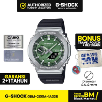 Jam Tangan G-Shock GBM-2100A-1A3DR G-Steel Analog Digital Resin Strap Watches
