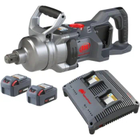 20V High-torque 1" Drive Cordless Impact Wrench Kit, 2600 ft-lbs Nut-busting Torque, 2 Batteries and Charger, Standard Anvil