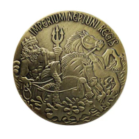Greek Mythology Commemorative Coins Ancient Order of The Deep Trusty Shellback Trident Imperium Neptuni Regis