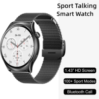 New Bluetooth Call smart watch men 1.43 Inch Screen Sports Watches Smartwatch for ViVO X Note 5G LG F820 Oneplus ACE 2V Ace Pro