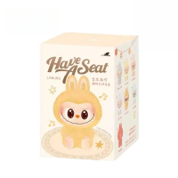 ขายร้อน ตุ๊กตาเลียนแบบ 1:1 สีชมพู Labubu Monsters Mokoko Series ดอกไม้ฤดูใบไม้ผลิ Sweetheart กล่องตา