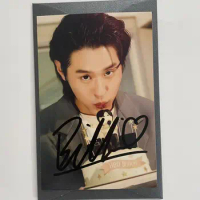 Thai BL Drama I Told Sunset About You BKPP Billkin Signature Photo Hand Signed Photo Fans Birthday Gift For Collection