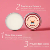 Pet Tear Stain Remover Cat Dog Eye Cleaner Cream pet Eye Stain Cleaner Ointment Natural Tear Stain Remover pet supplies