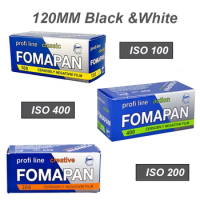 3Rolls Original 120mm FOMAPAN 100 Black&amp; White Negative Film ISO 100 200 400