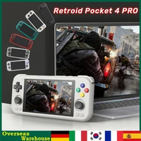 Retroid Pocket 4Pro Handheld Game Console 4.7Inch Touch Screen RAM 8GB/128GB WiFi 6.0 android 13 5000mAh 512GB 60K GAMES PSP PS2