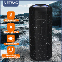 NETPAC Speaker Bluetooth 5.0 Wireless Bass 6D Audio Speaker Portable IPX6 Waterproof Ultra aktif lap