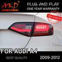 Tail Light For Audi A4 2009-2012 автомобильные товары Rear Lamp Hella LED Lights Car Accessories Audi A4 Taillights