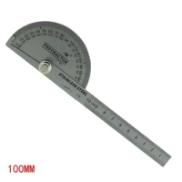 100--500MM Stainless steel protractor woodworker goniometer angle square gauge tool angle metric