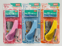 【日本美克司】MAX 兒童訂書機 省力裝訂 釘書機 HD-10NLCK（附1盒訂書針）