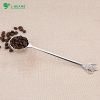 咖啡豆 量豆勺 飲料果粉勺 刻度勺 304一體成型不銹鋼量豆勺