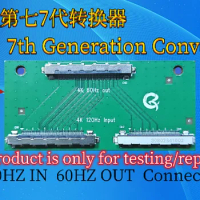 TV160 7th and 7th generation tester 4K 120HZ IN 60HZ OUT 4K adapter board 120HZ motherboard to 60HZ tester 120HZ input