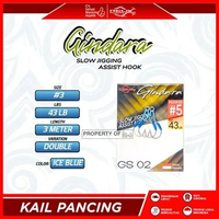 ASSIST HOOK RELIX NUSANTARA GS-02 | COLOR ICE BLUE | DOUBLE ASSIST HOOK, Ukuran no. 5 | 43 lb