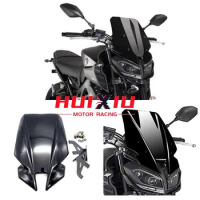 For Yamaha MT09 MT-09 FZ-09 FZ09 2017 2018 2019 2020 Motorcycle Windshield Windscreen Deflector Spoiler