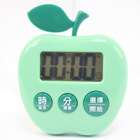 CATIGA 蘋果造型 正數計時器 ST-291/一個入(促250) 倒數計時器 大銀幕 大音量-信