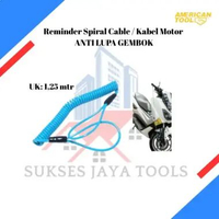 Reminder Spiral Cable / Kabel Pengingat Motor/ Kabel anti lupa gembok American Tool 100% ORIGINAL