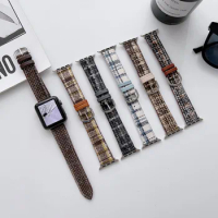 Suitable for Apple Watch Watch Straps. Applewatch Replaceable Genuine Leather Wrist Straps are Cross border Hot Selling