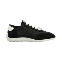 Roger Vivier Viv Low Suede Sneakers Black 36 Black