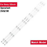3V1W 620mm TV LED Backlight Strip For SONY 32inch GJ-2K16 LB32080 V0-00 E32F1900 LE32A HD32-T1 32N06 LED3210TVD CF-32FA9 LSC320