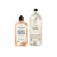 【L’Occitane 歐舒丹】官方直營 櫻花沐浴環保組(櫻花沐浴膠250ml+沐浴膠補充包500ml/沐浴乳)