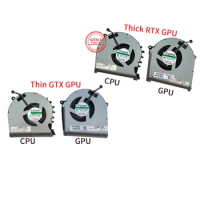 Laptop CPU GPU cooling fan cooler for HP OMEN 17-CB 17-CB0066TX RTX2080/GTX1660 TPN-C144