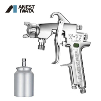 Professional Original Anest Iwata W-77C Spray Gun for Cars Pneumatic Tools W77 Painting Pistol Air Sprayer Automotive with Cup