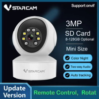 Vstarcam CS49-L 1296P 3MP Dome Mini IP Camera 1080P Wireless Wifi Security Camera IR Night Home Surveillance Camera Baby Monitor