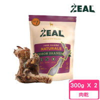 【ZEAL 真致】天然風乾零食-鹿小腿 300g*2包組(寵物零食、狗肉乾)