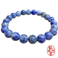 【鎂行家】天然青金石手串(藍莓隕石)