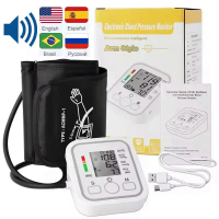 ABX Spanish Voice Digital Arm Blood Pressure Meter Medical Pressure Tonometer Tensiometer Baumanomet